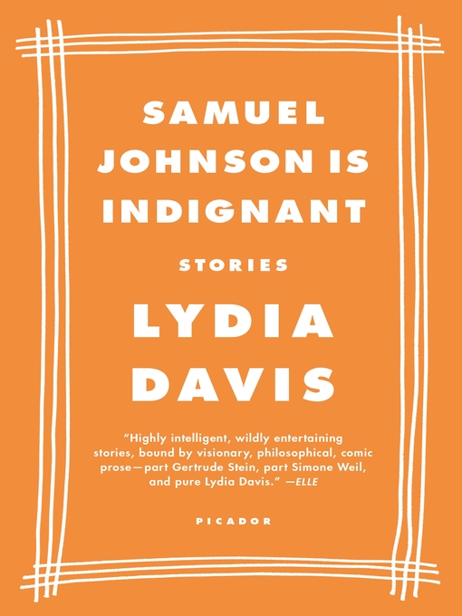 Title details for Samuel Johnson Is Indignant by Lydia Davis - Wait list